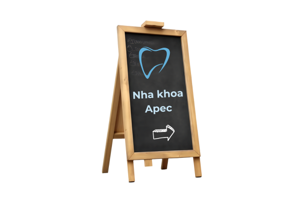 Biển vẫy nha khoa khung chữ A